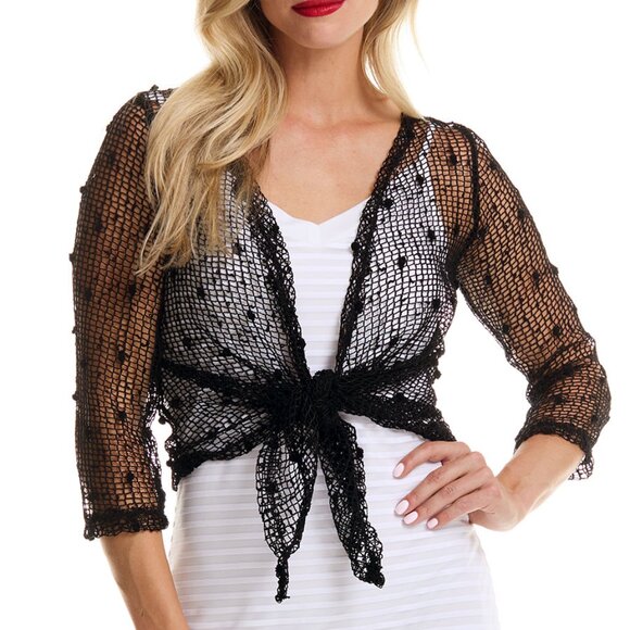 light mesh black bolero by Gitane - Picture 1 of 12